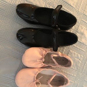 Girls dance shoes